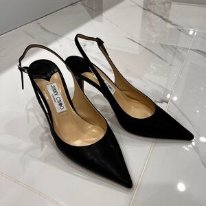 Jimmy Choo Leather Heels (Size 40)